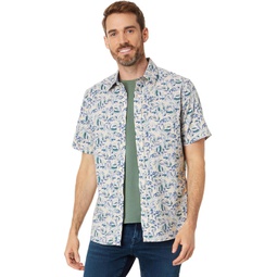 Mens Nautica Sustainably Crafted Printed Short Sleeve Shirt