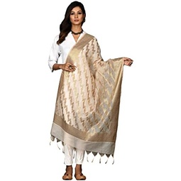 Naveera Cotton Silk Indian Dupatta For Women, Stole Scarf, Chunni