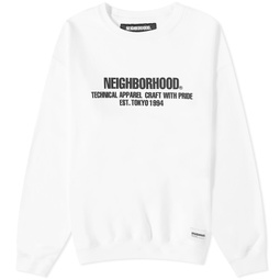 Neighborhood Classic Crew Sweater White