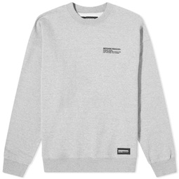 Neighborhood Logo Sweatshirt Grey
