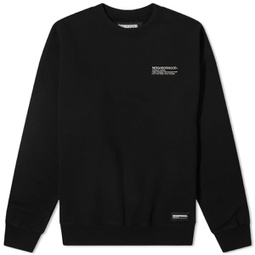 Neighborhood Logo Sweatshirt Black