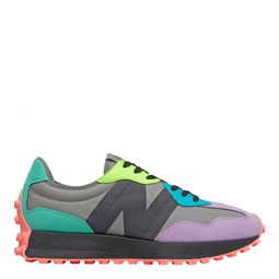 New Balance 327 Mens Shoes Size 10, Color: Gray/Magnet/Dark Violet Glo