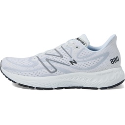 New Balance Mens Fresh Foam X 880v13 Running Shoe, White/Granite/Silver, 8 Wide