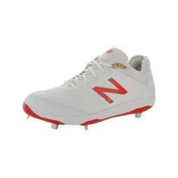 mens faux leather fast pitch cleats