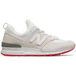 New Balance 574 Sport Off White Red (Womens)