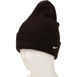 Nike Mens Stock Cuffed Knit Beanie (Black/White)