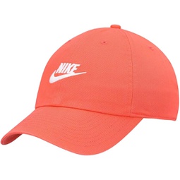 Nike Adult Unisex Mens Womens Heritage 86 Adjustable Strapback Cap Hat (Orange)