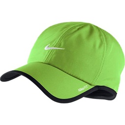 Nike Mens Featherlight Cap Flash Lime/Black/White One Size