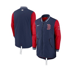 Mens Navy Boston Red Sox Dugout Performance Full-Zip Jacket
