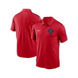 Mens Red Los Angeles Angels Diamond Icon Franchise Performance Polo Shirt
