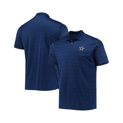 Mens Navy Dallas Cowboys Jacquard Wing Performance Polo Shirt