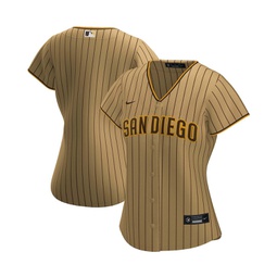Womens Tan San Diego Padres Alternate Replica Team Jersey