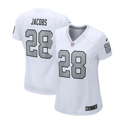 Womens Josh Jacobs White Las Vegas Raiders Alternate Game Player Jersey