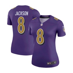 Womens Lamar Jackson Purple Baltimore Ravens Color Rush Legend Player Jersey