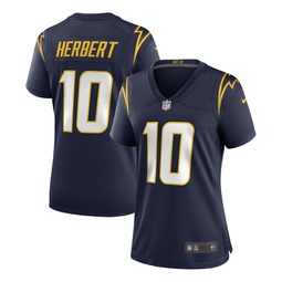 Womens Justin Herbert Navy Los Angeles Chargers Alternate Game Jersey