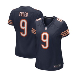 Womens Nick Foles Navy Chicago Bears Game Jersey