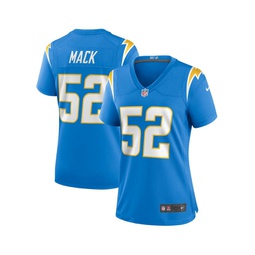 Womens Khalil Mack Powder Blue Los Angeles Chargers Game Jersey