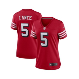 Womens Trey Lance Scarlet San Francisco 49ers Alternate Game Jersey