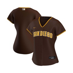 Womens Brown San Diego Padres Road Replica Team Jersey