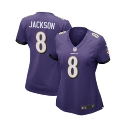 Womens Lamar Jackson Purple Baltimore Ravens Game Player Jersey