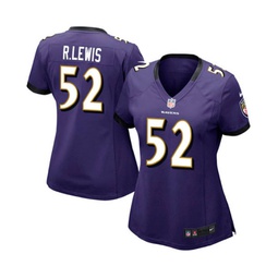 Womens Baltimore Ravens Ray Lewis Purple Game Jersey