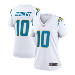 Womens Justin Herbert White Los Angeles Chargers Game Jersey