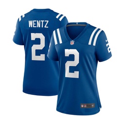 Womens Carson Wentz Royal Indianapolis Colts Game Jersey