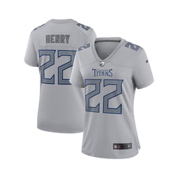 Womens Derrick Henry Gray Tennessee Titans Atmosphere Fashion Game Jersey