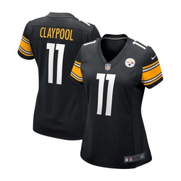 Womens Chase Claypool Black Pittsburgh Steelers Player Game Jersey