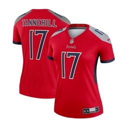 Womens Ryan Tannehill Red Tennessee Titans Inverted Legend Jersey