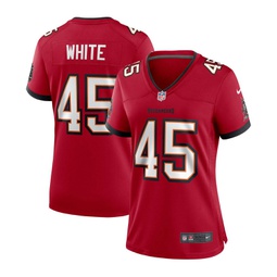Womens Devin White Red Tampa Bay Buccaneers Game Player Jersey