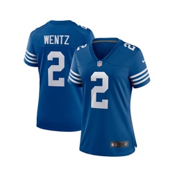 Womens Carson Wentz Royal Indianapolis Colts Alternate Game Jersey