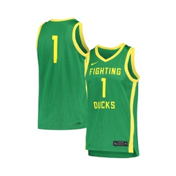 Mens #1 Green Oregon Ducks Replica Basketball Jersey