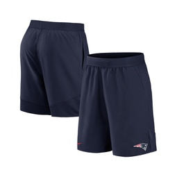Mens Navy New England Patriots Stretch Woven Shorts
