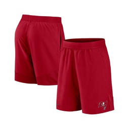 Mens Red Tampa Bay Buccaneers Stretch Woven Shorts