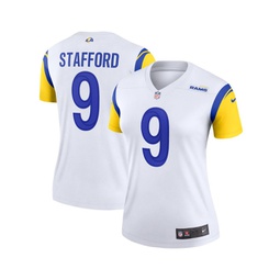 Womens Matthew Stafford White Los Angeles Rams Legend Jersey