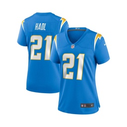 Womens John Hadl Powder Blue Los Angeles Chargers Game Retired Player Jersey