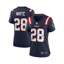Womens James White Navy New England Patriots Game Jersey
