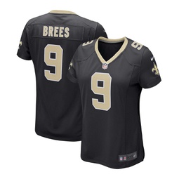 Womens Drew Brees Black New Orleans Saints Game Player Jersey