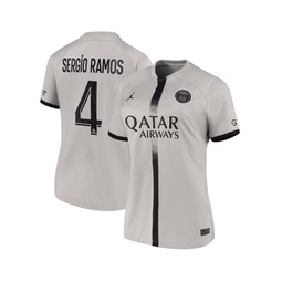 Womens Sergio Ramos Black Paris Saint-Germain 2022/23 Away Breathe Stadium Replica Player Jersey