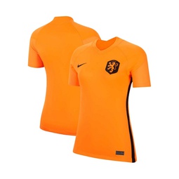 Womens Orange Netherlands Womens National Team 2022/23 Home Replica Blank Jersey