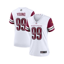 Womens Chase Young White Washington Commanders Game Jersey