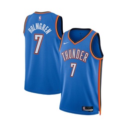 Unisex Chet Holmgren Oklahoma City Thunder Blue 2022 NBA Draft First Round Pick Player Swingman Jersey - Icon Edition