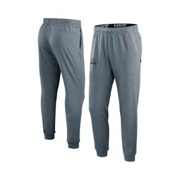 Mens Heather Gray Cleveland Browns Sideline Pop Player Performance Lounge Pants