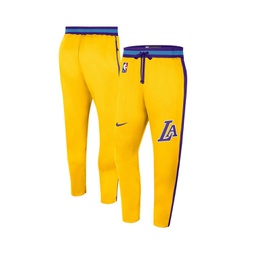 Mens Gold Los Angeles Lakers 2021/22 City Edition Therma Flex Showtime Pants