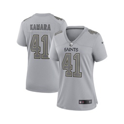 Womens Alvin Kamara Gray New Orleans Saints Atmosphere Fashion Game Jersey