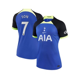Womens Son Heung-min Blue Tottenham Hotspur 2022/23 Away Breathe Stadium Replica Player Jersey
