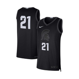 Mens #21 Black Michigan State Spartans Limited Basketball Jersey