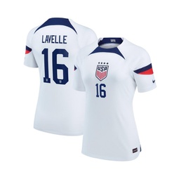 Womens Rose Lavelle White USWNT 2022/23 Home Breathe Stadium Replica Player Jersey