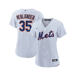 Womens Justin Verlander White Royal New York Mets Home Replica Player Jersey